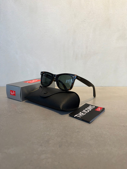 RAYBAN Wayfarer Tortoise Polarized Green -7044
