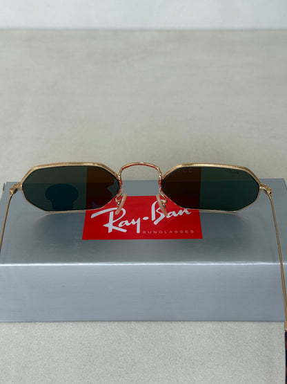 Octagonal Mirror Blue