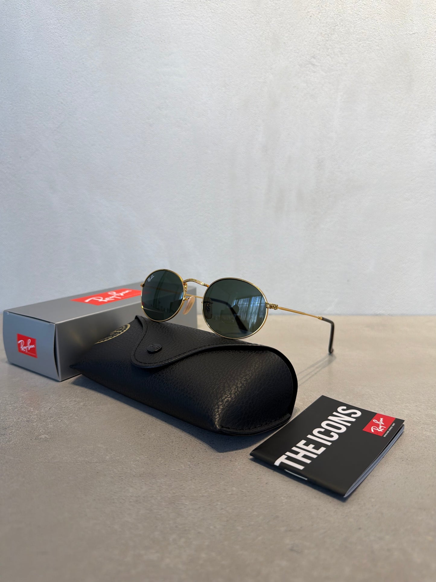 RAYBAN Oval Arista Green -7033