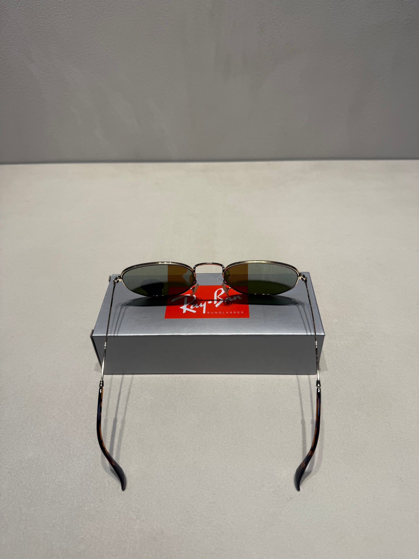 Hexagonal Mirror Blue