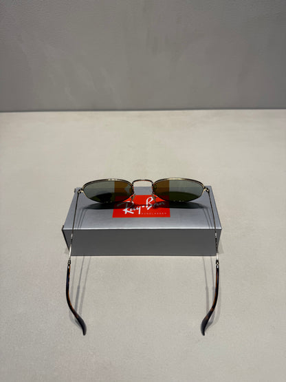 Hexagonal Mirror Blue