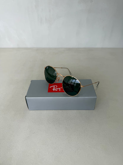 Round Metal Arista Green