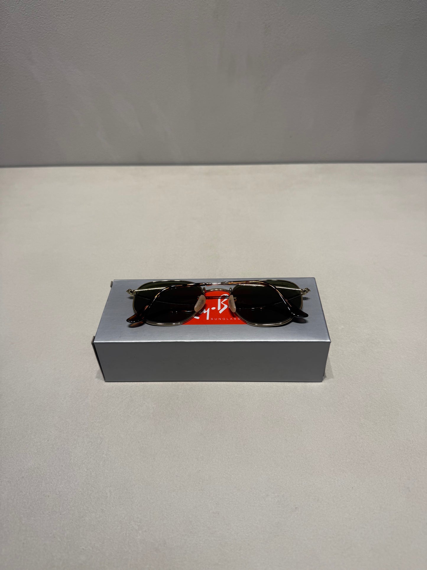 Hexagonal Mirror Blue