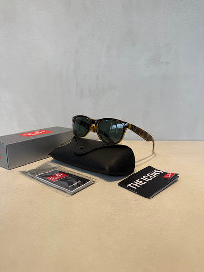 New Wayfarer Tortoise Polarized Green -7027