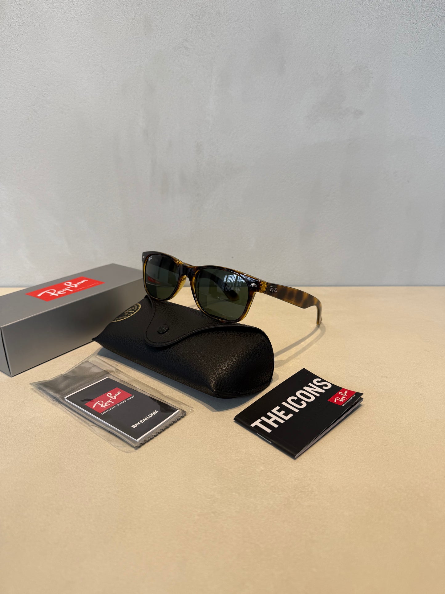 New Wayfarer Tortoise Polarized Green -7027