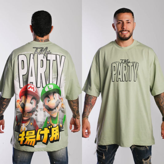 Camiseta Oversize Yaya's Mario Party