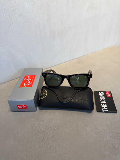 RAYBAN Wayfarer Tortoise Polarized Green -7044