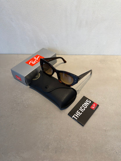 RAYBAN ZENA BIO-BASED Brown Polished Havana - 7164