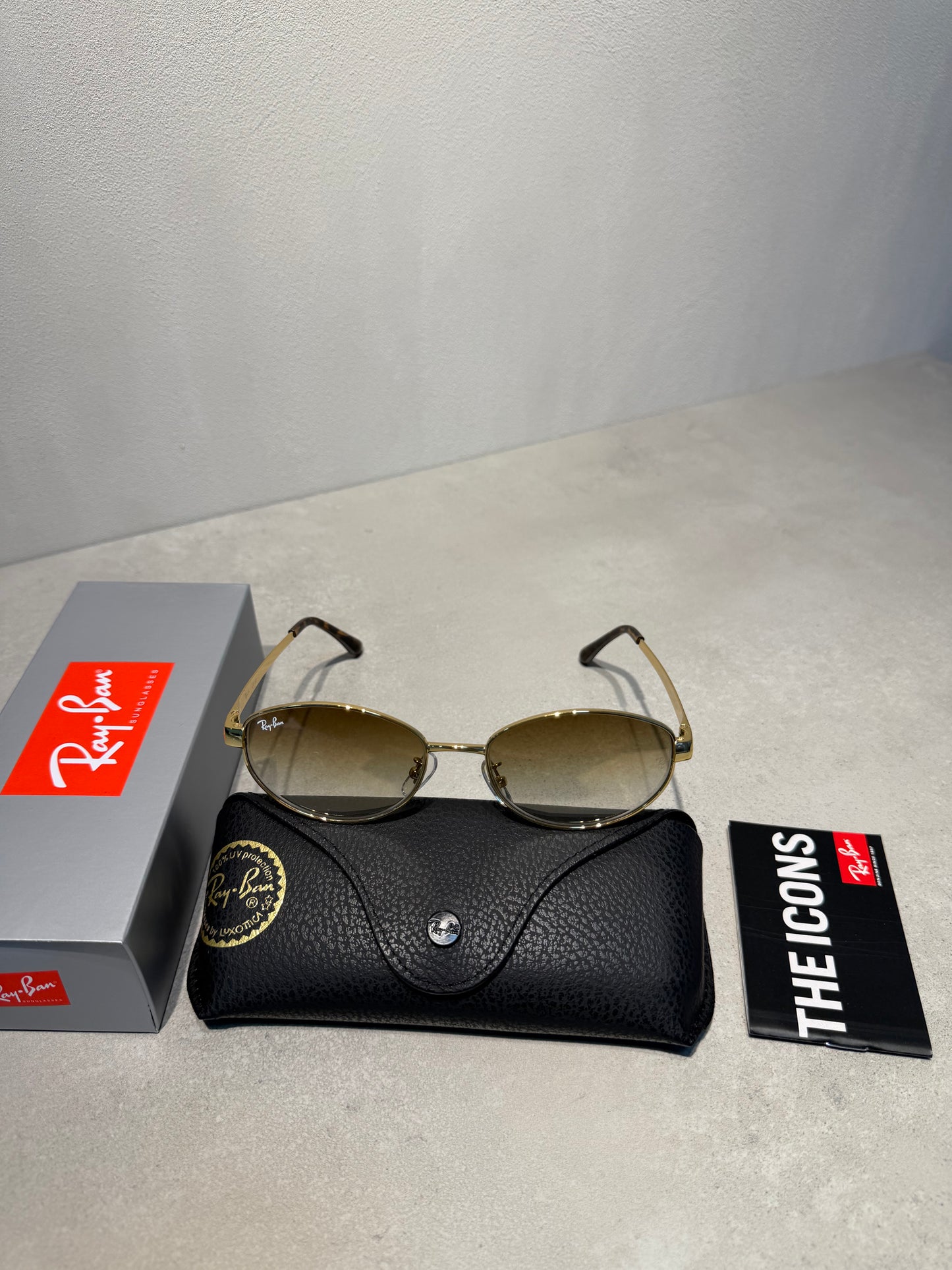 RAYBAN RB3774D gradient brown - 7174