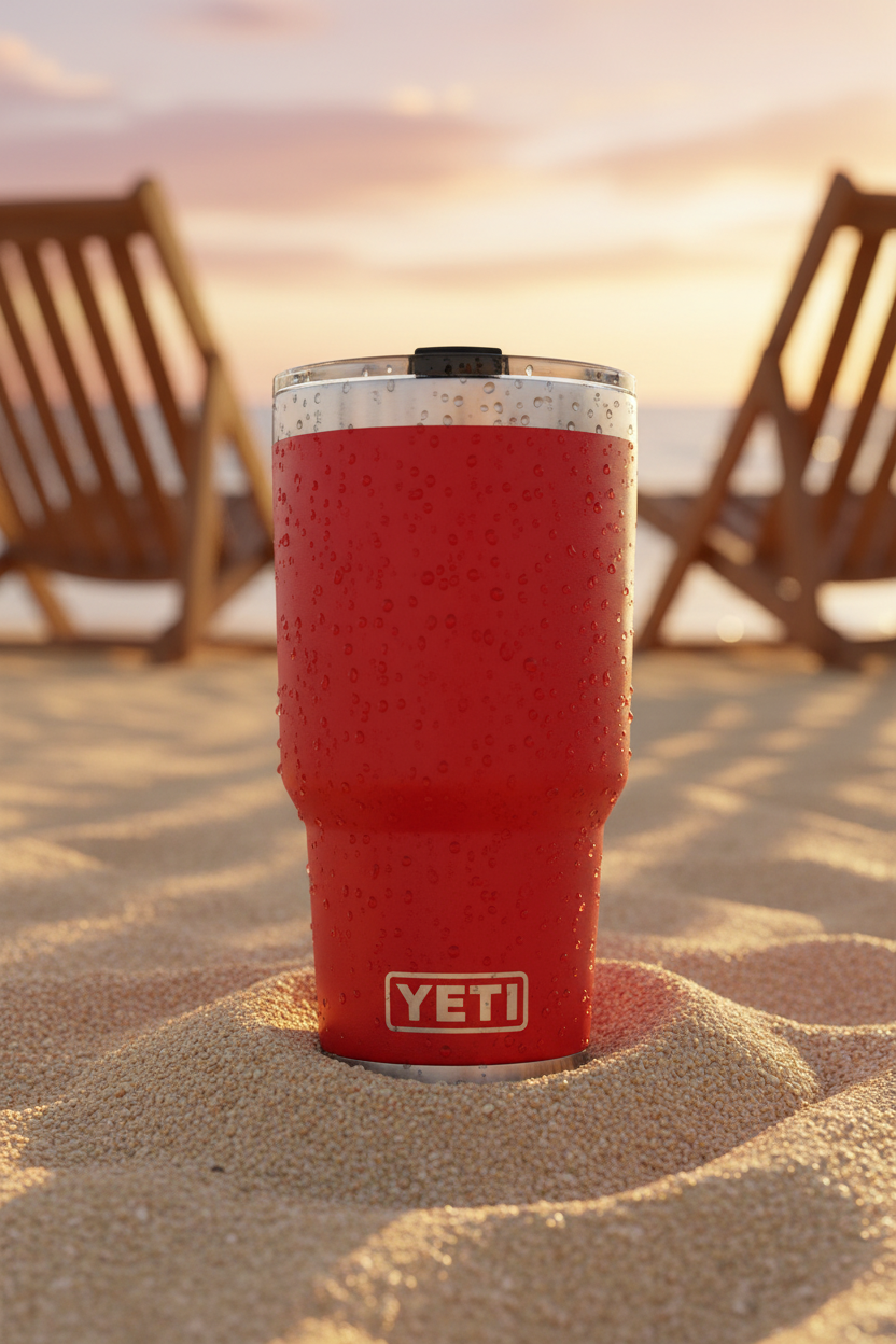 Vaso YETI tumbler de 30 onzas - Rojo -7118