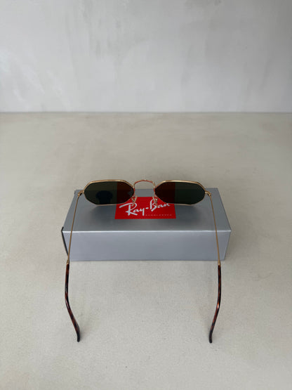 Octagonal Mirror Blue