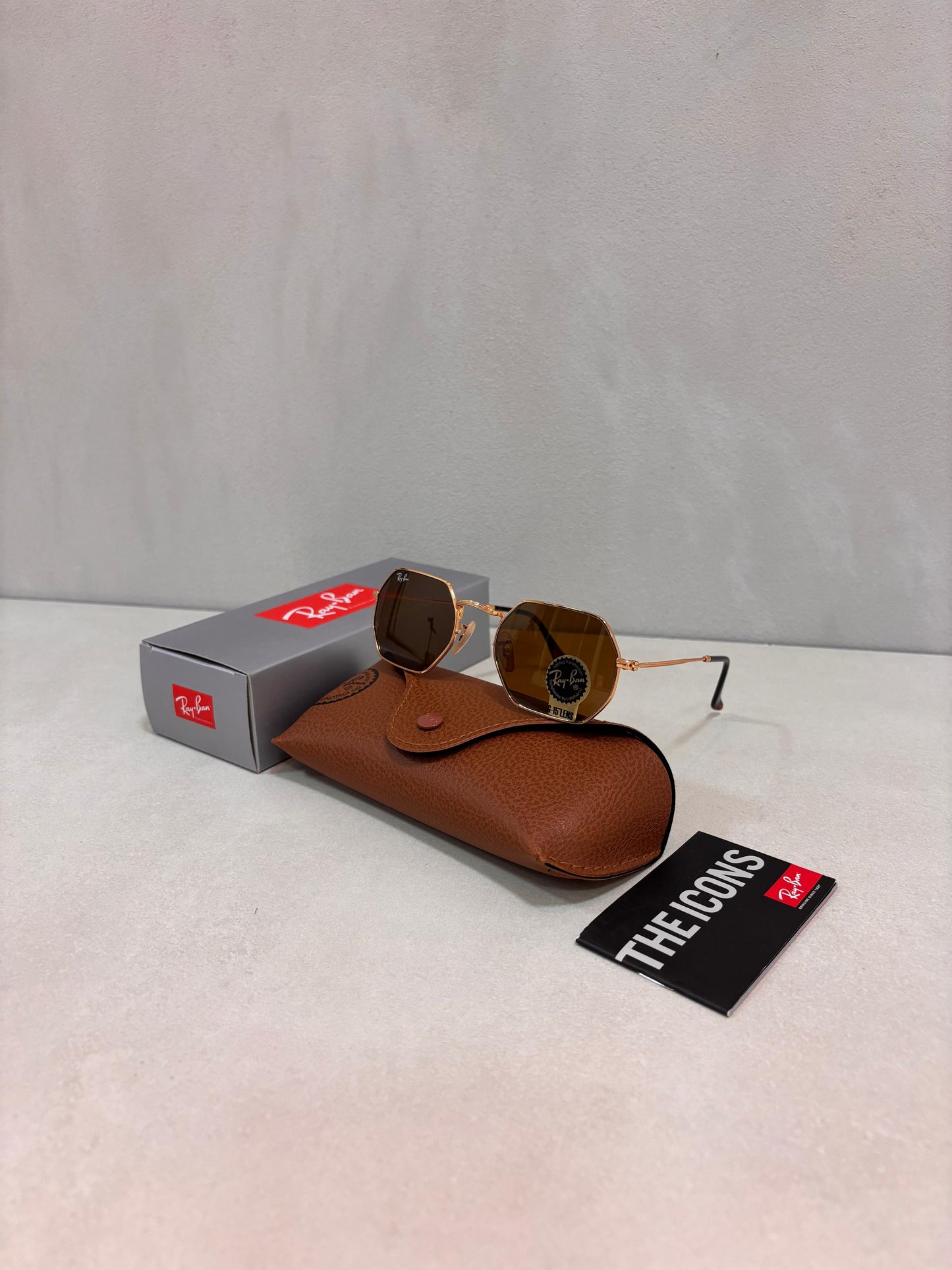 Octagonal Arista Brown