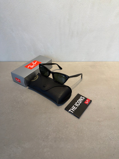 RAYBAN LADY BURBANK Green Polished Black 7166