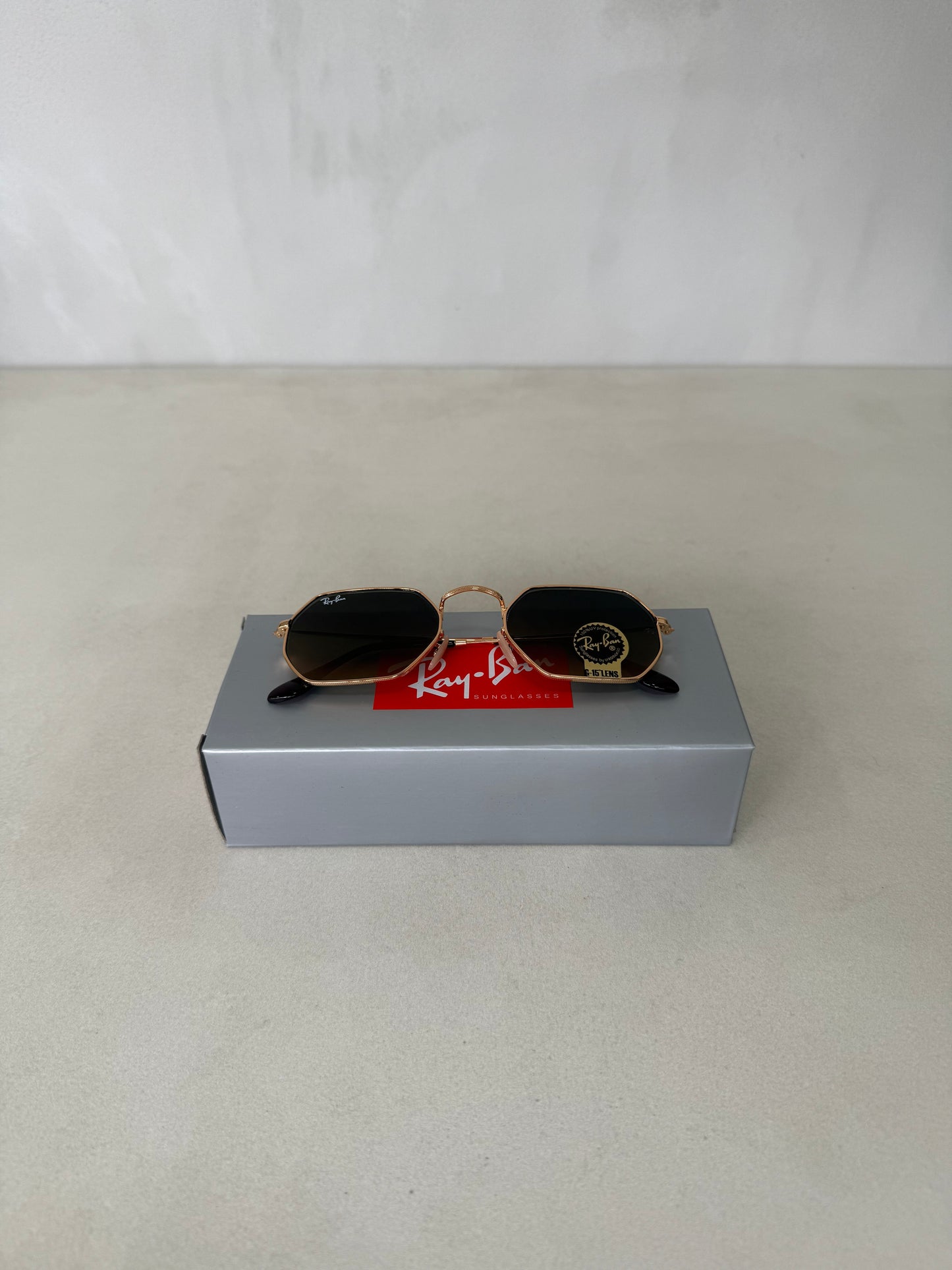 Octagonal Gradient Brown