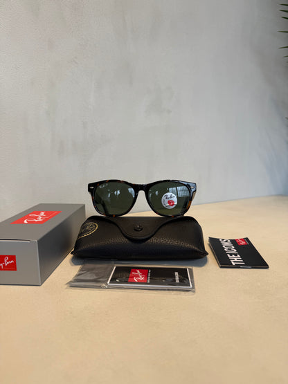 New Wayfarer Tortoise Polarized Green -7027