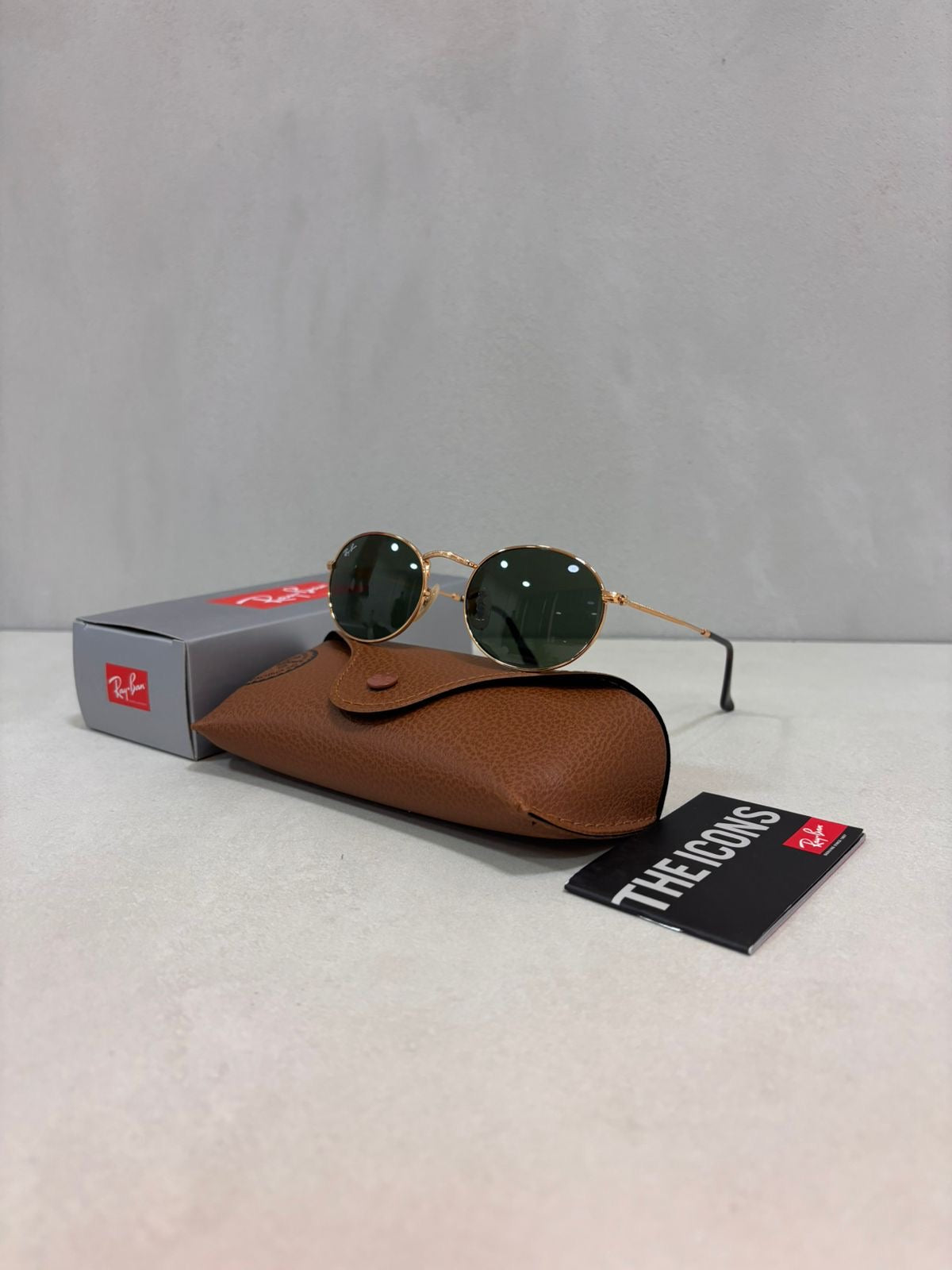 RAYBAN Oval Arista Green -7033