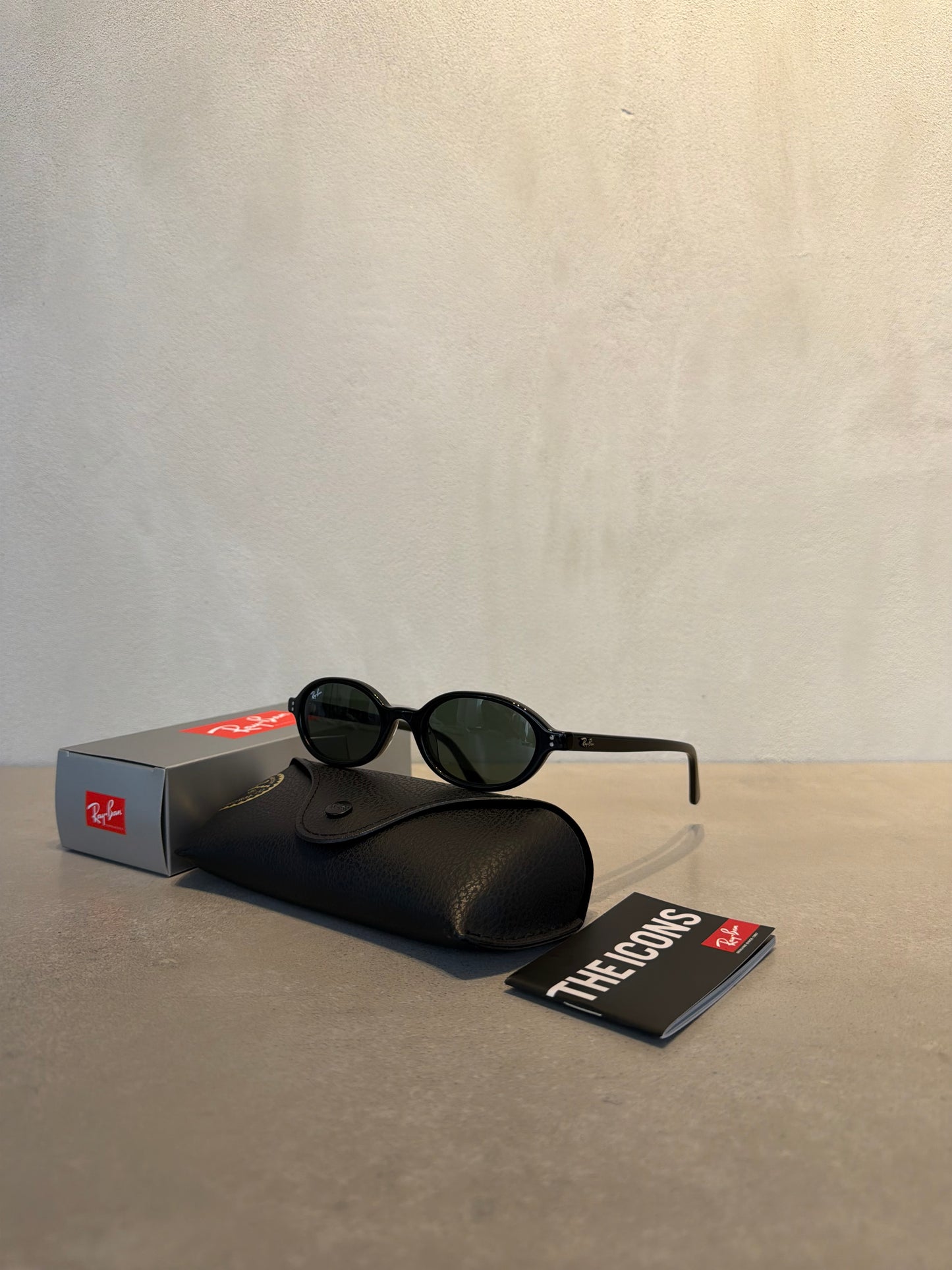 RAYBAN KHAL BIO-BASED Dark Grey Polished Black 7163