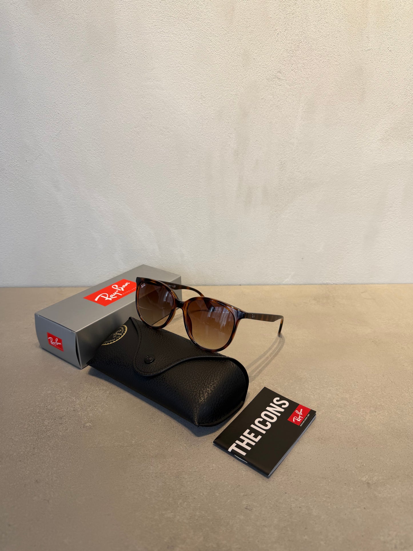 RAYBAN RB4378 Gradient Brown Polished Havana 7162