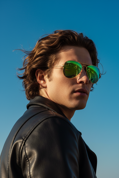 RAYBAN Aviador Mirror Green -7006