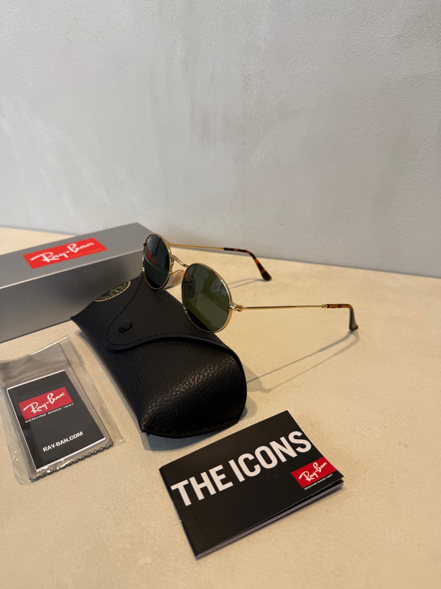 RAYBAN Oval Arista Green -7033