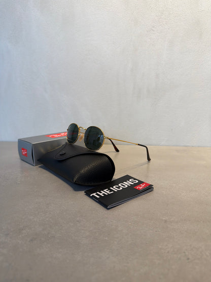 RAYBAN Oval Arista Green -7033