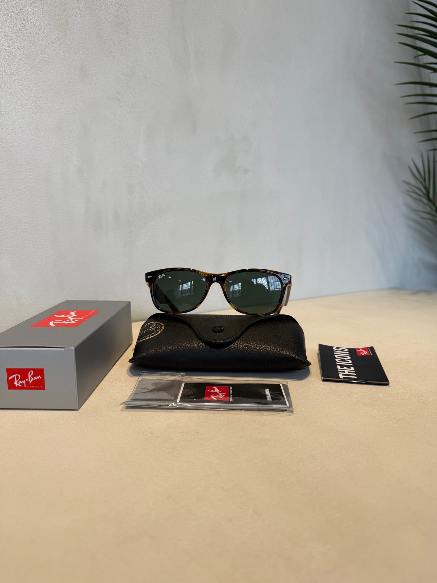 New Wayfarer Tortoise Polarized Green -7027