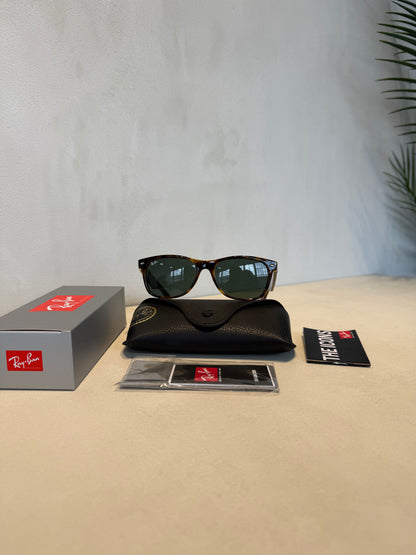 New Wayfarer Tortoise Polarized Green -7027
