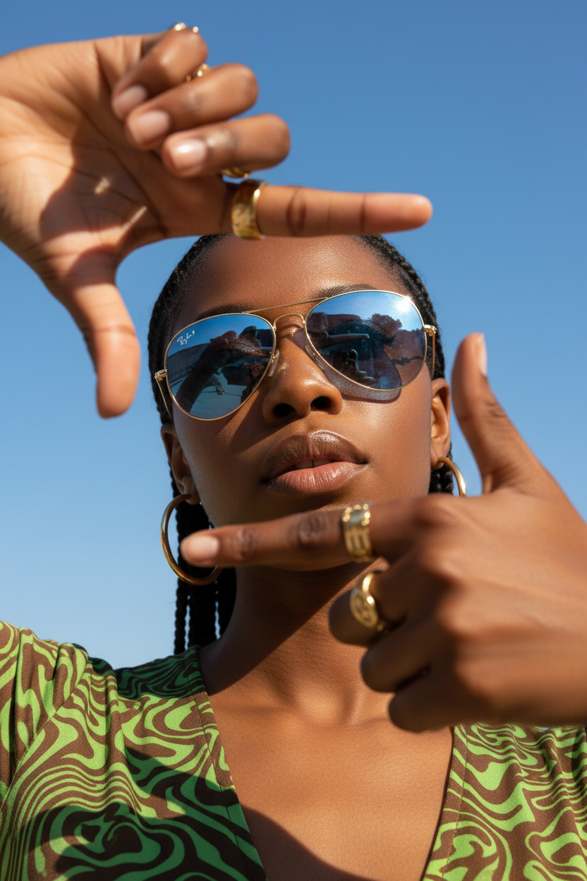 RAYBAN Aviador Arista Blue -7000