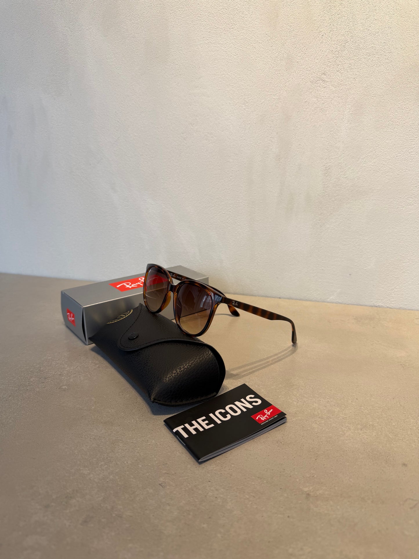 RAYBAN RB4378 Gradient Brown Polished Havana 7162