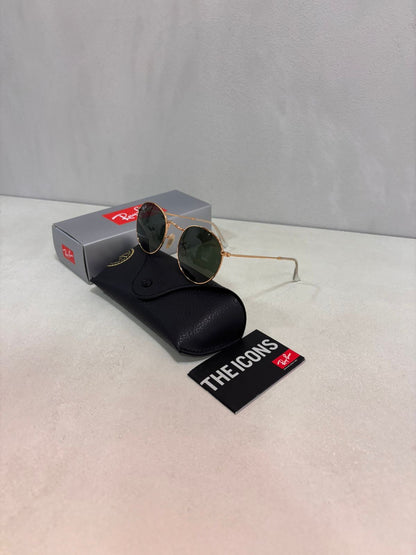 Round Metal Arista Green