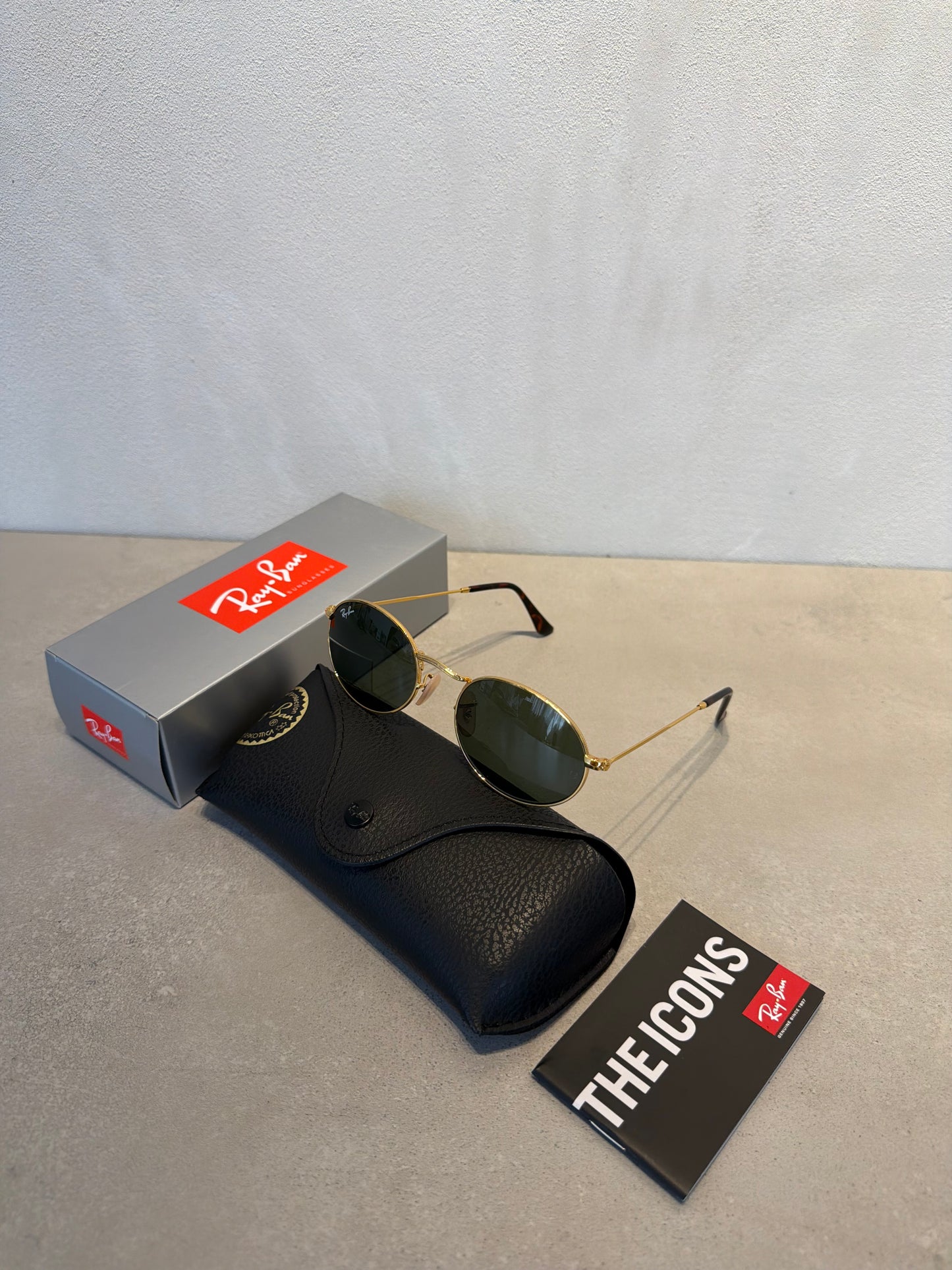 RAYBAN Oval Arista Green -7033