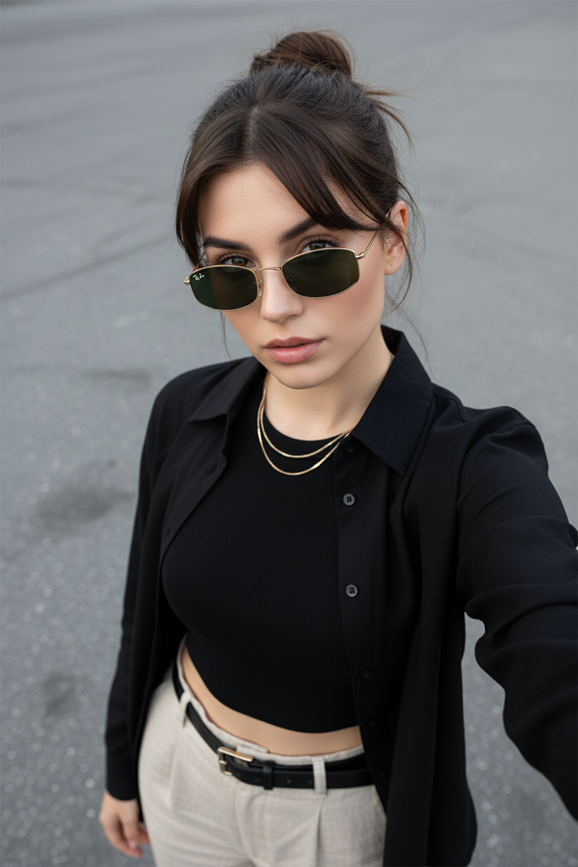 RAYBAN RB3832 GREEN ARISTA GOLD -7034