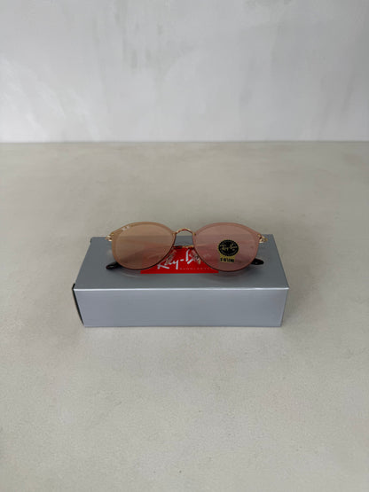 Round Blaze Mirror Pink