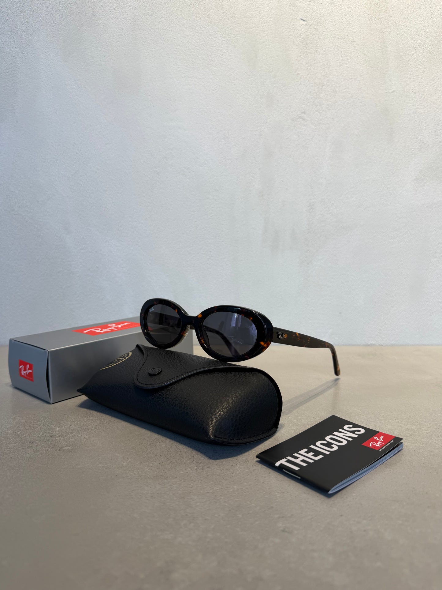 RAYBAN  Dark Grey Polished Havana - 7159