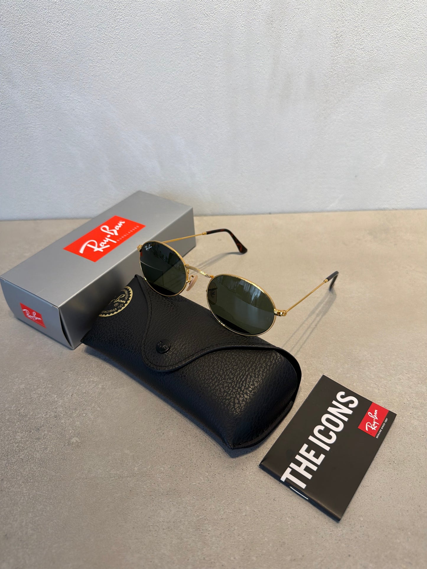 RAYBAN Oval Arista Green -7033