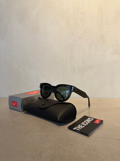 RAYBAN MEGA HAWKEYE Green Polished Black - 7165
