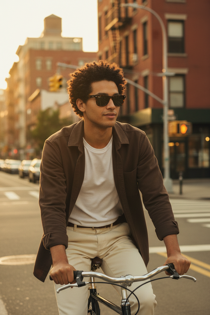 RAYBAN Wayfarer Tortoise Polarized Green -7044