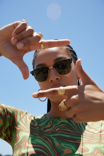 RAYBAN New Club Master Arista Green