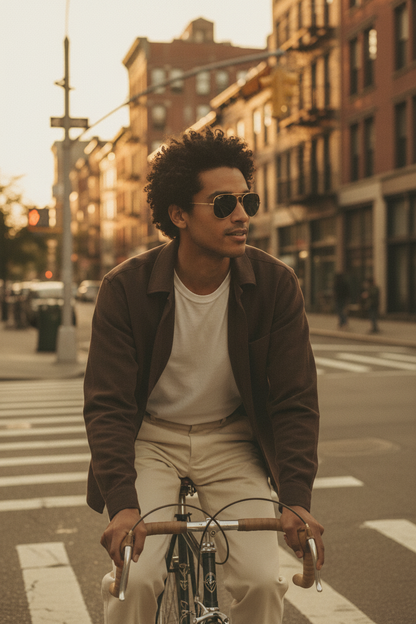 RAYBAN Aviador Green Gold Polarized -7005