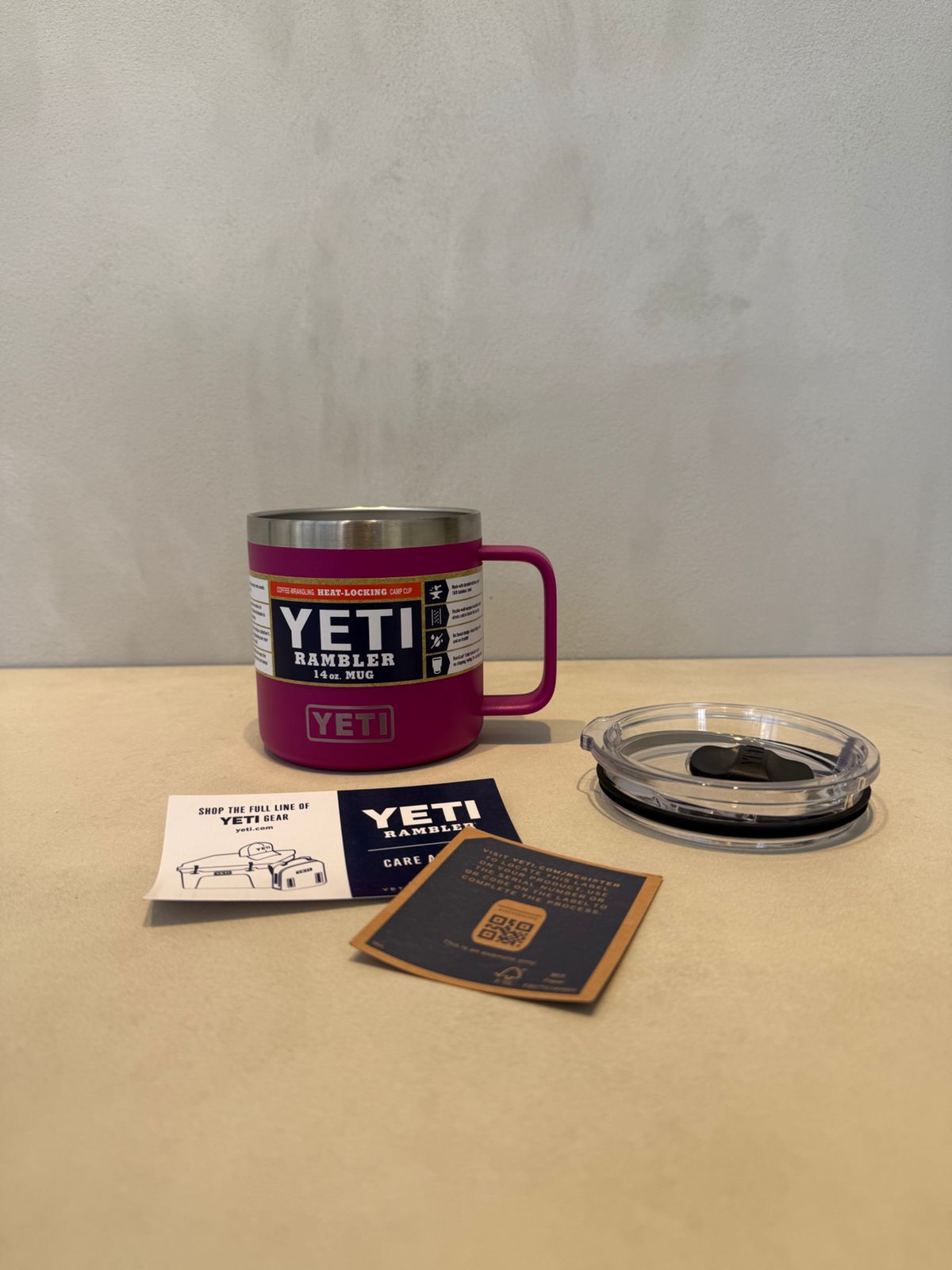 YETI rambler MUG de 14 onzas para Café - Morado -7086