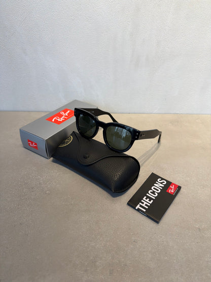 RAYBAN MEGA HAWKEYE Green Polished Black - 7165