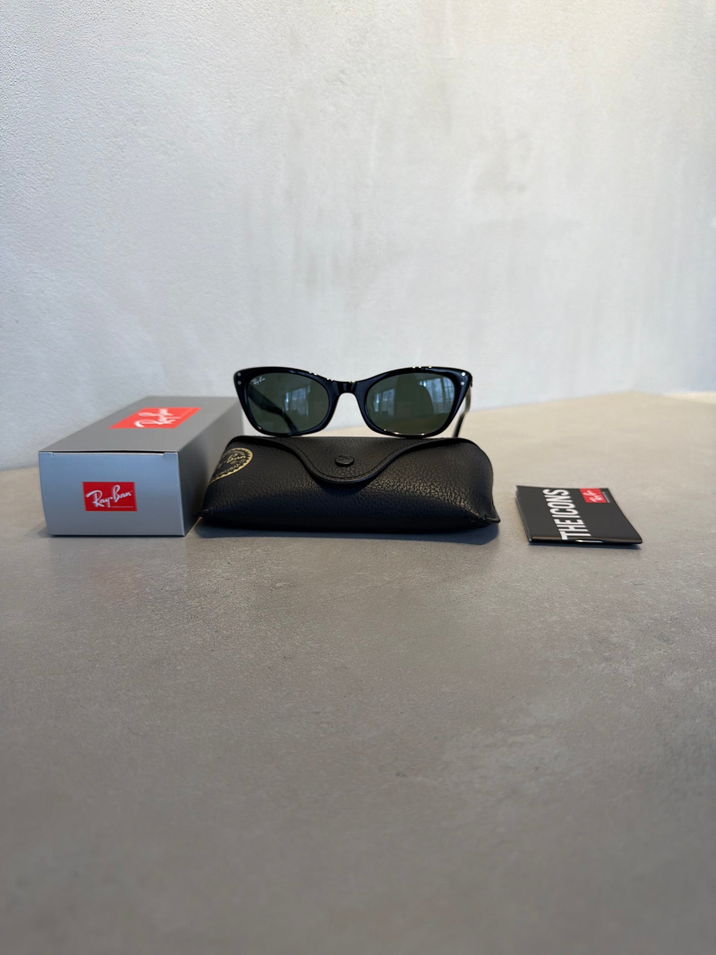 RAYBAN LADY BURBANK Green Polished Black 7166