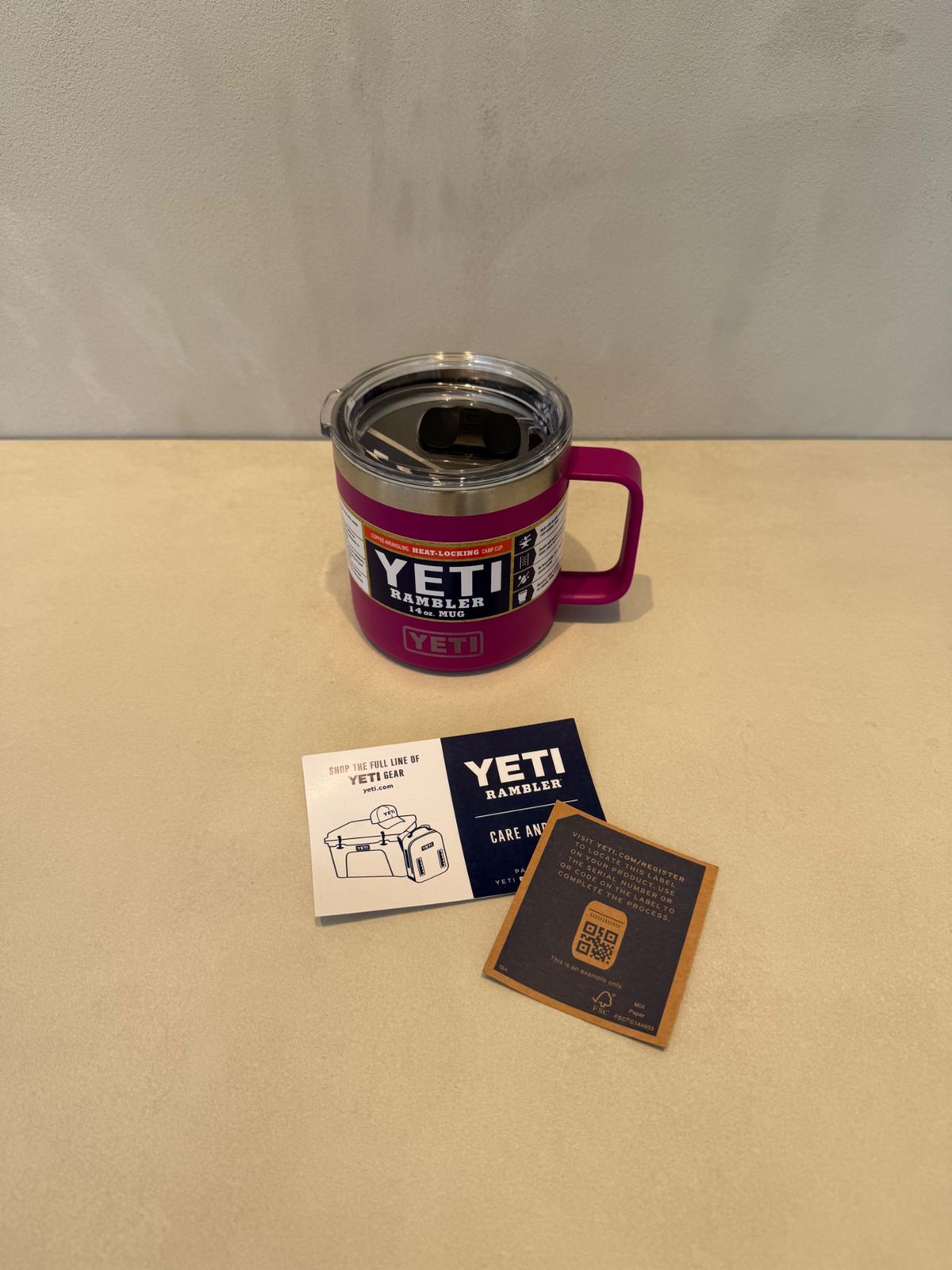 YETI rambler MUG de 14 onzas para Café - Morado -7086