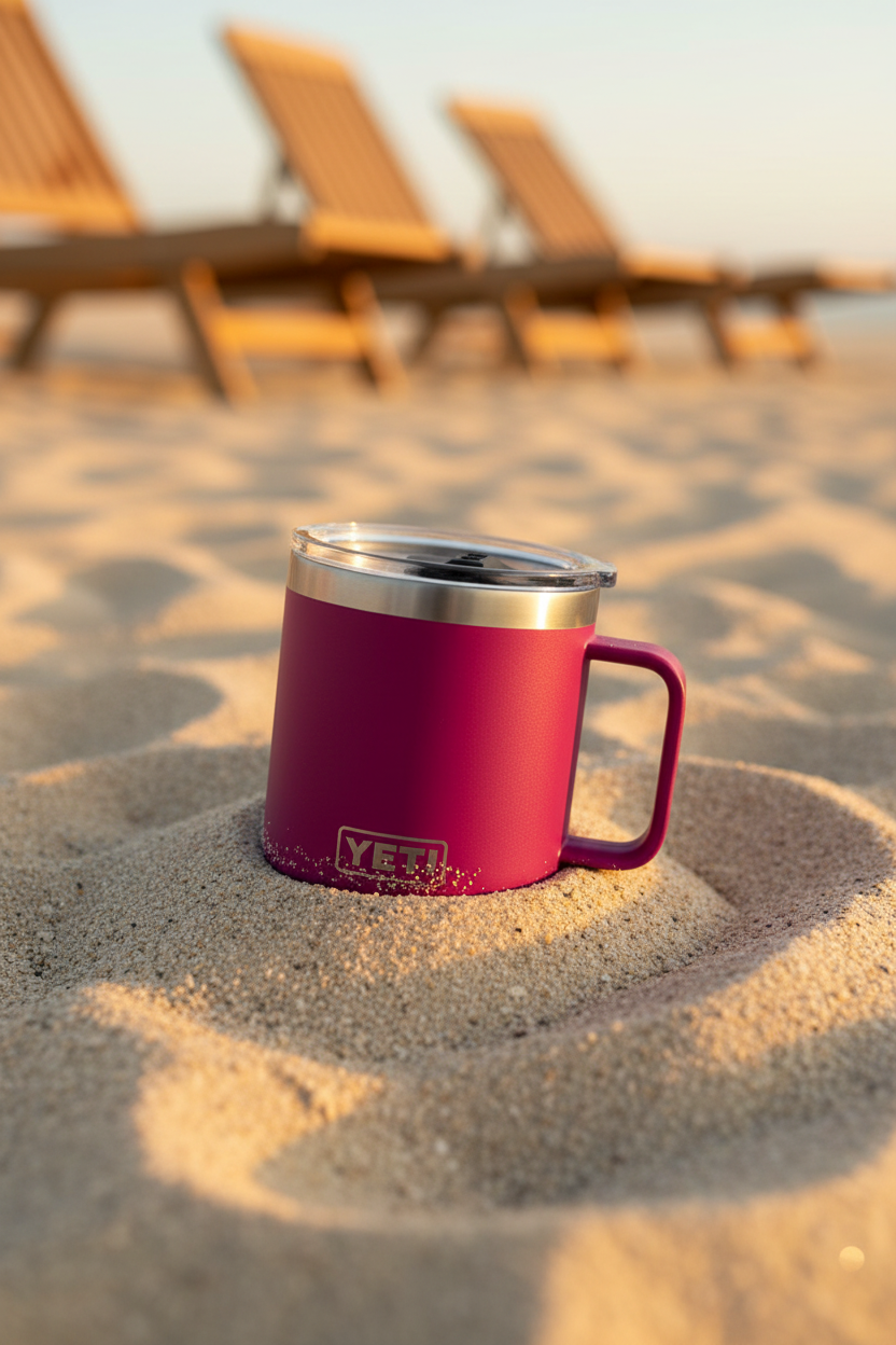 YETI rambler MUG de 14 onzas para Café - Morado -7086