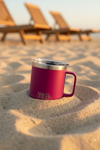 YETI rambler MUG de 14 onzas para Café - Morado -7086