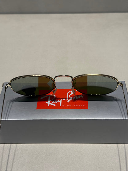 Hexagonal Mirror Blue