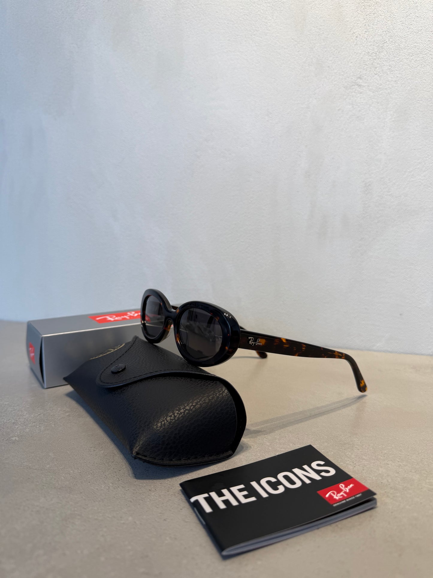 RAYBAN  Dark Grey Polished Havana - 7159
