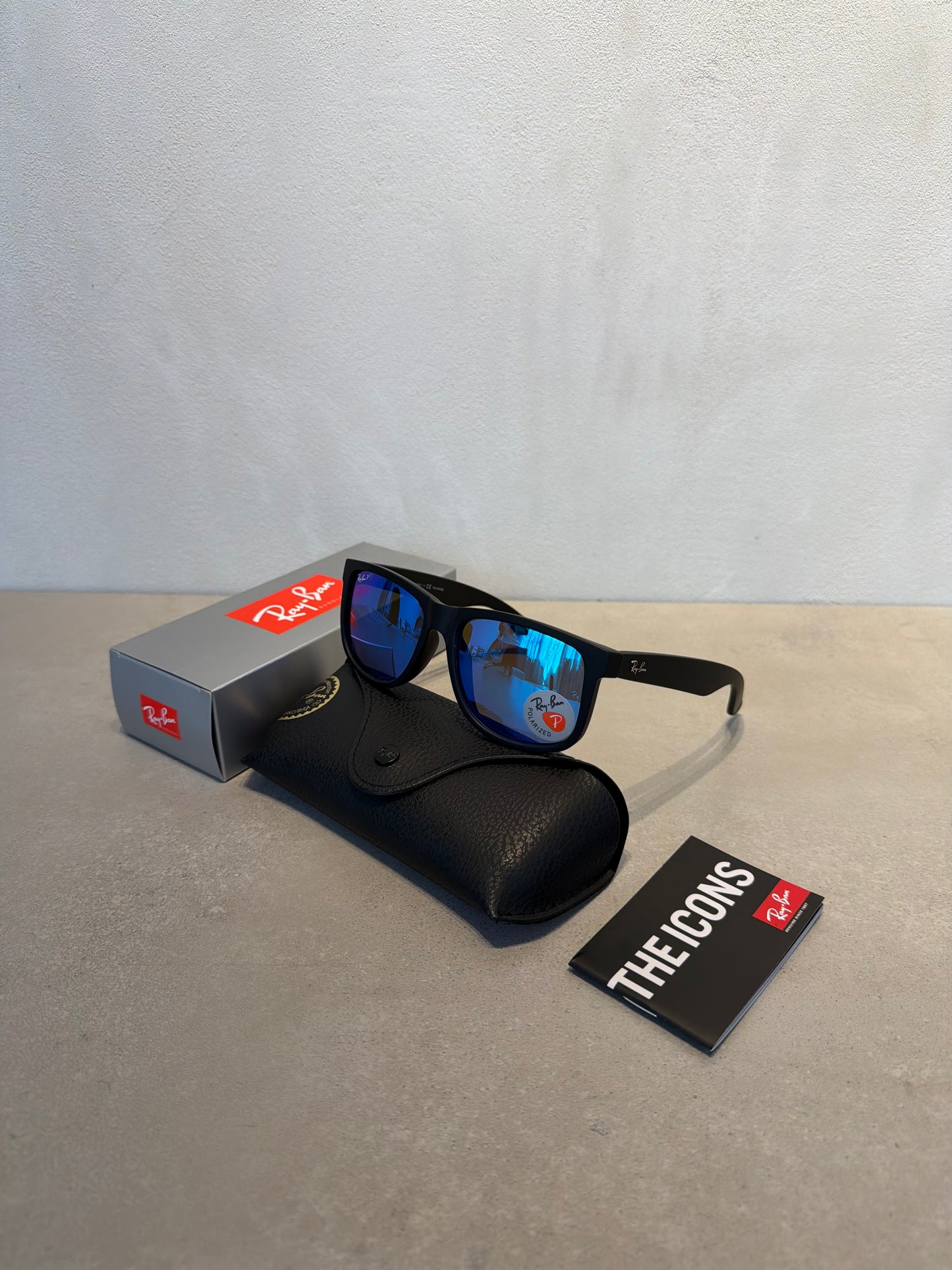 RAYBAN JUSTIN BLUE POLARIZED -