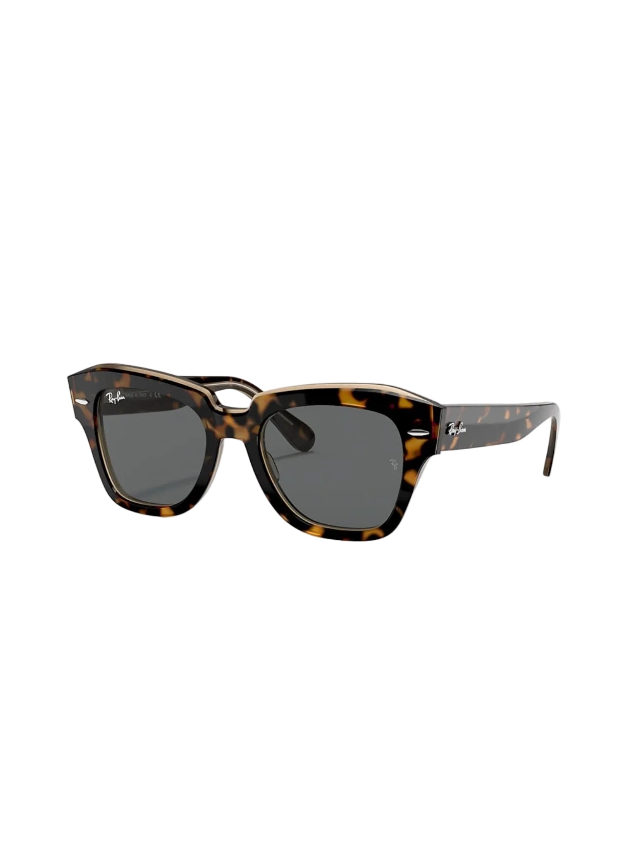 RAYBAN State Street Dark Grey Polished Havana - 7158