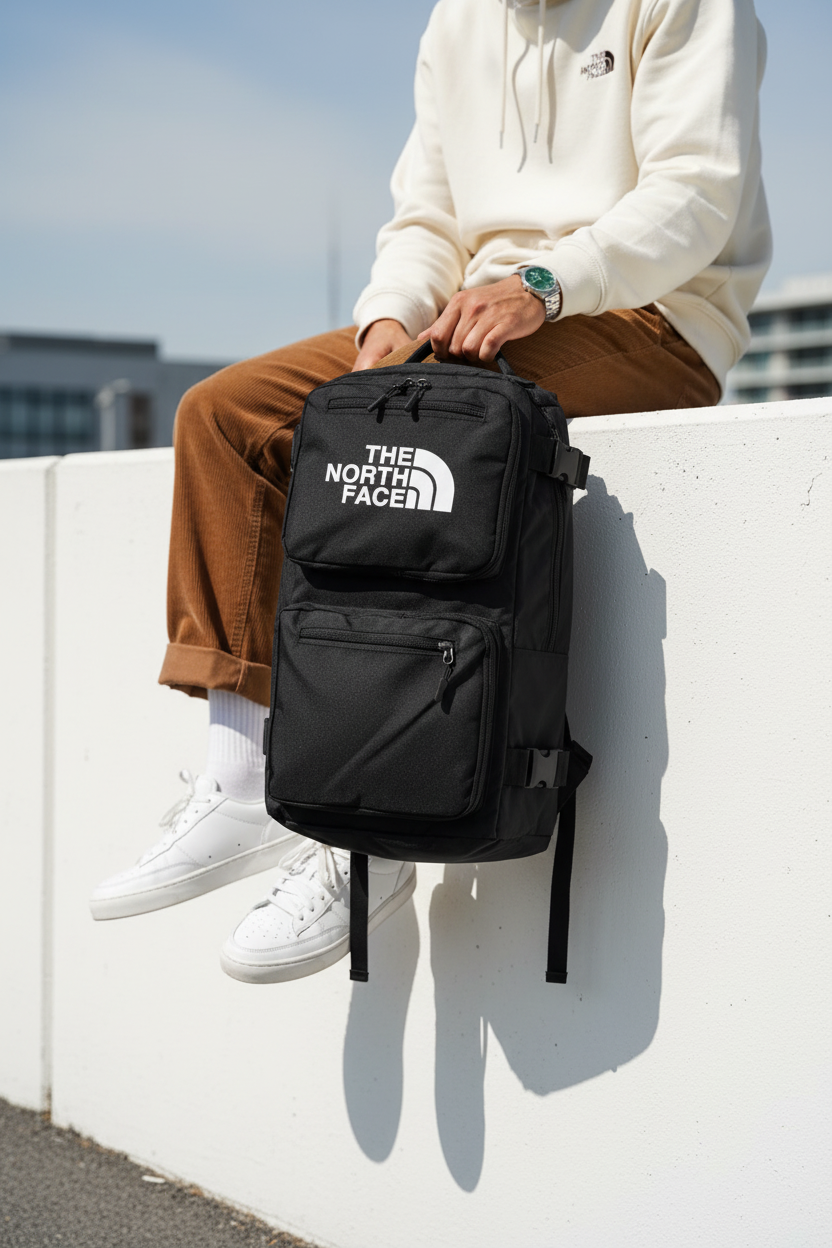 Bolso North Face Negro Maleta - 7121
